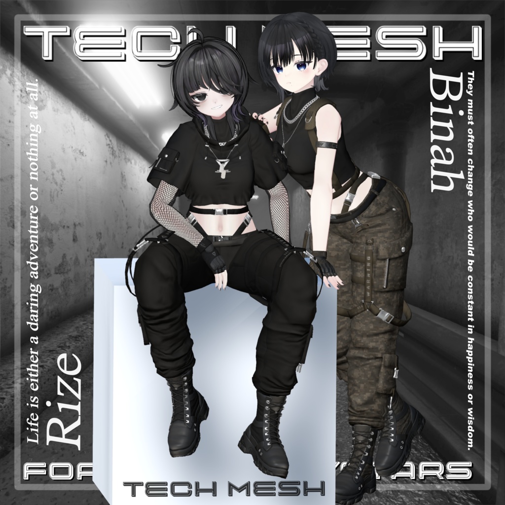 Tech Mesh (for Female avatars) #3BON