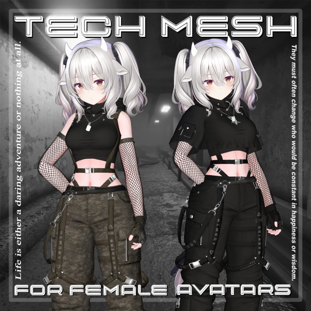 Tech Mesh (for Female avatars) #3BON