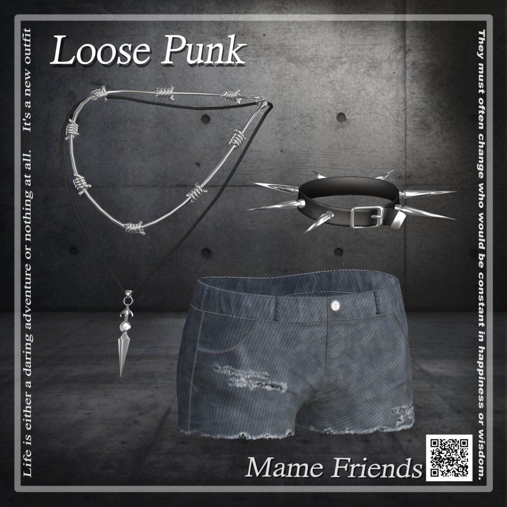 Loose Punk (for Female avatars)  #3BON