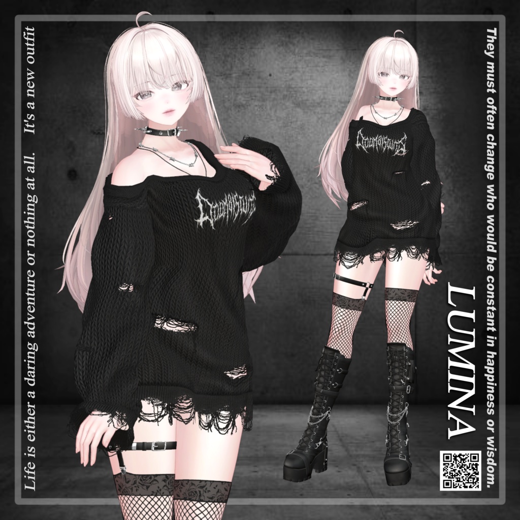 Loose Punk (for Female avatars)  #3BON