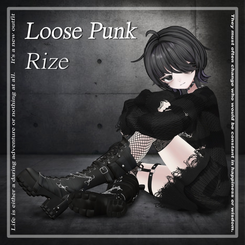 Loose Punk (for Female avatars)  #3BON