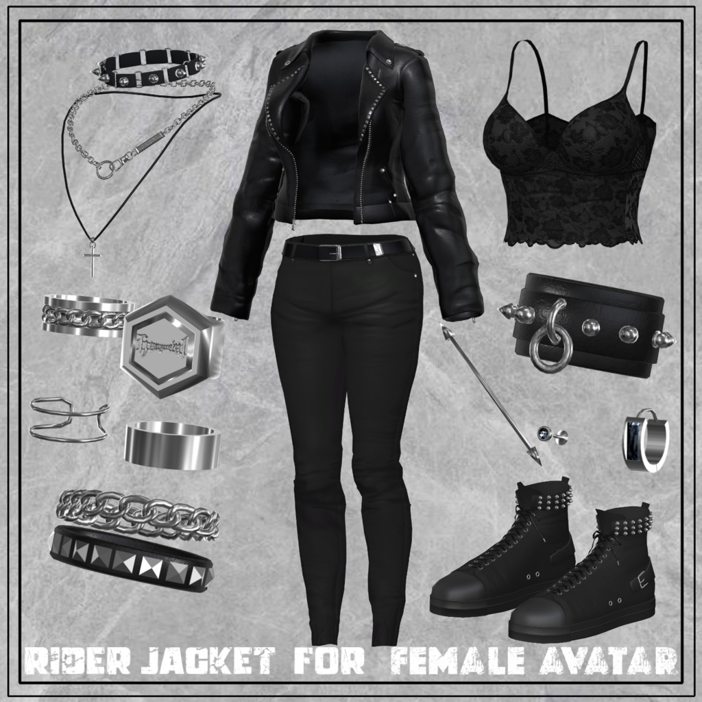 Lasyusha 1万スキ記念 outfit set #3BON