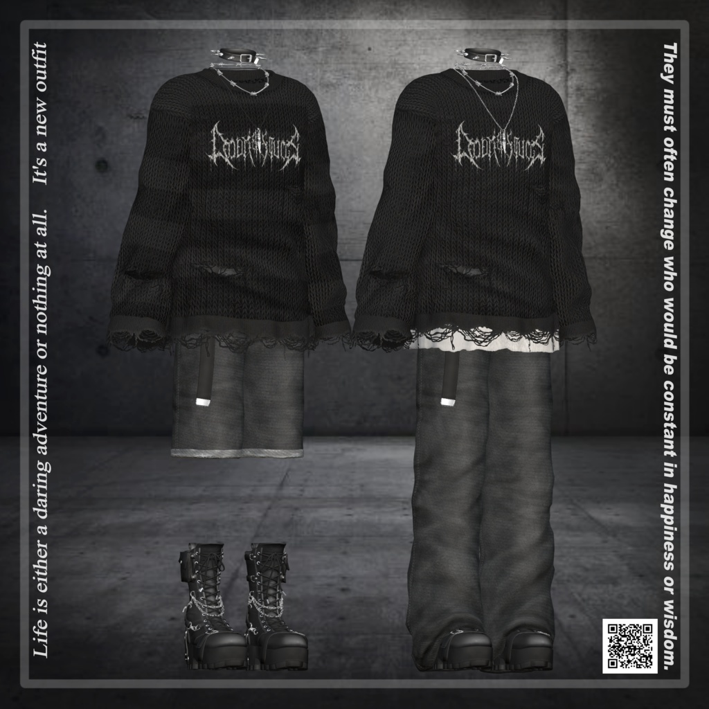 Loose Punk (for Men's avatars) #3BON