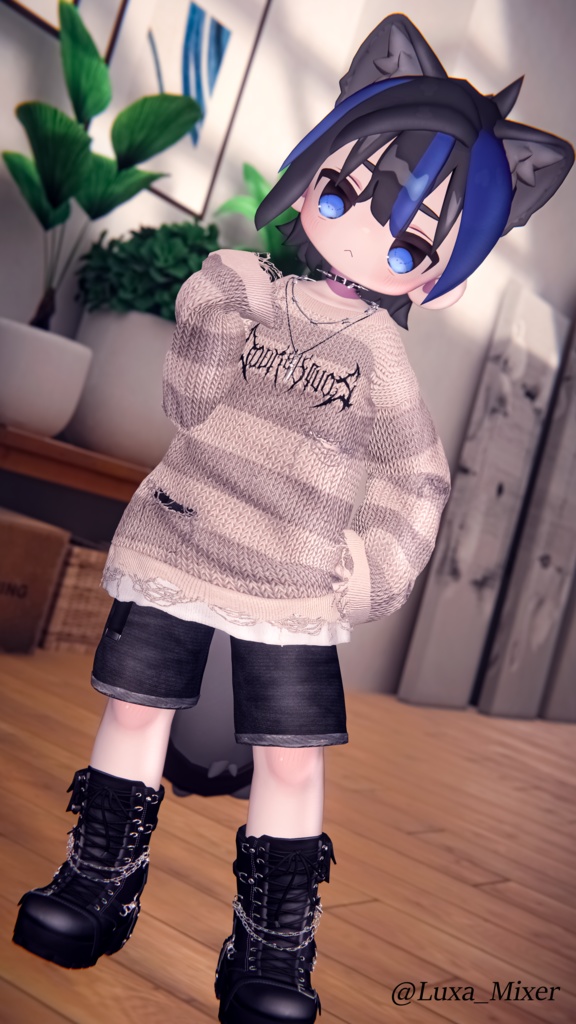 Loose Punk (for Men's avatars) #3BON