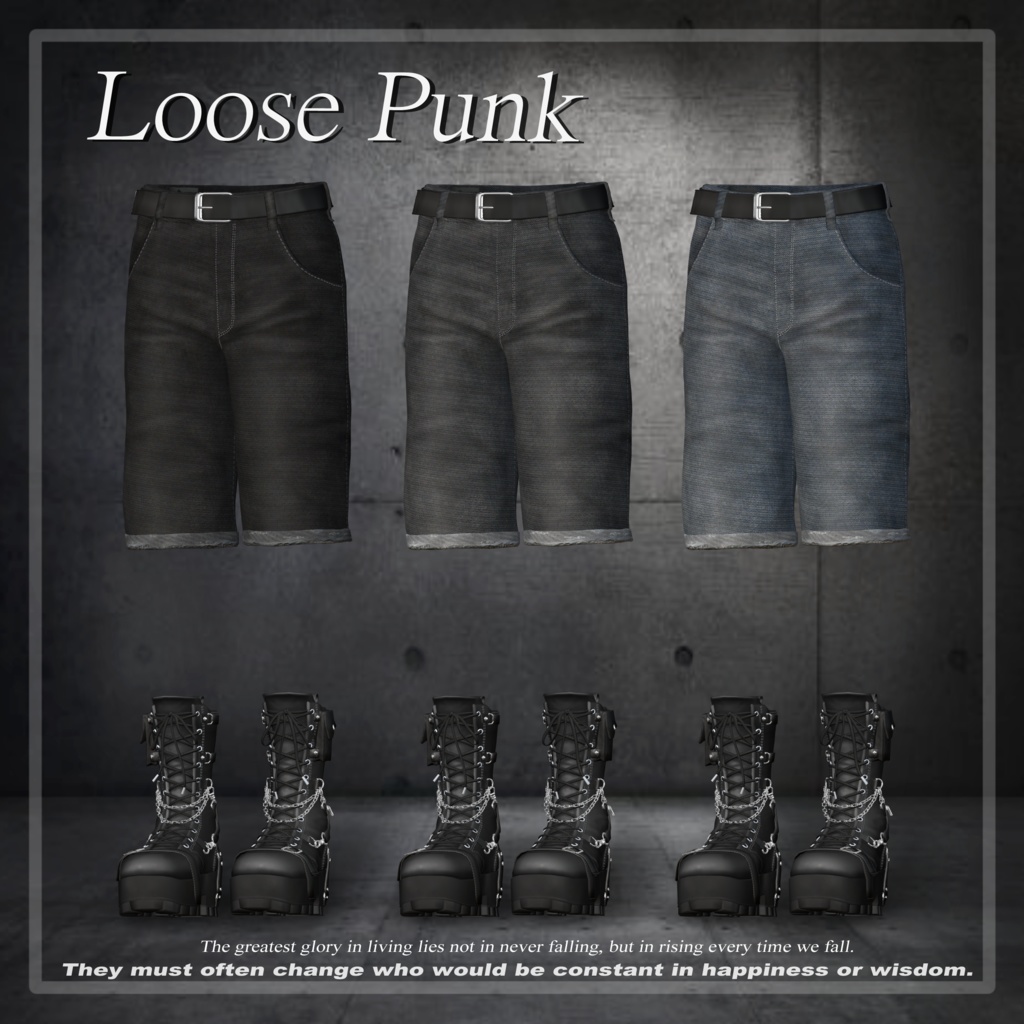 Loose Punk (for Men's avatars) #3BON