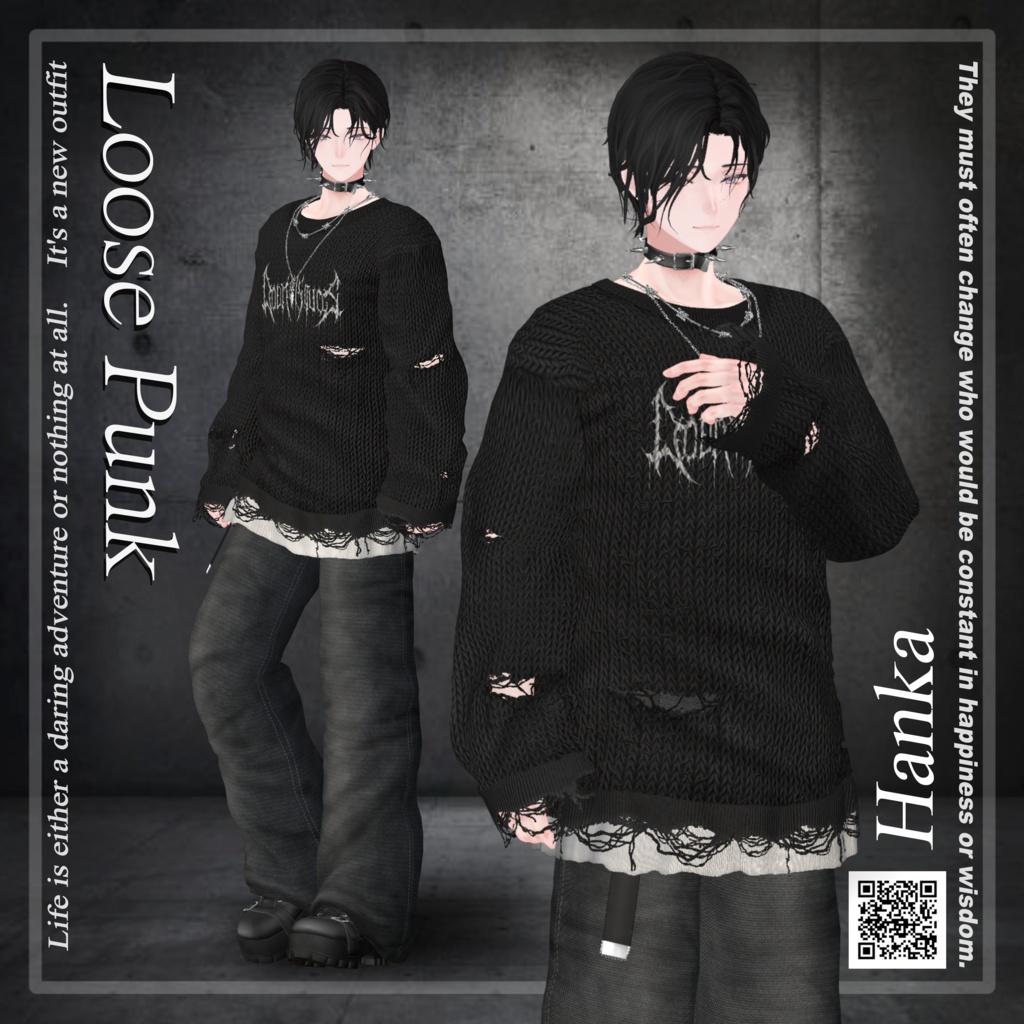 Loose Punk (for Men's avatars) #3BON