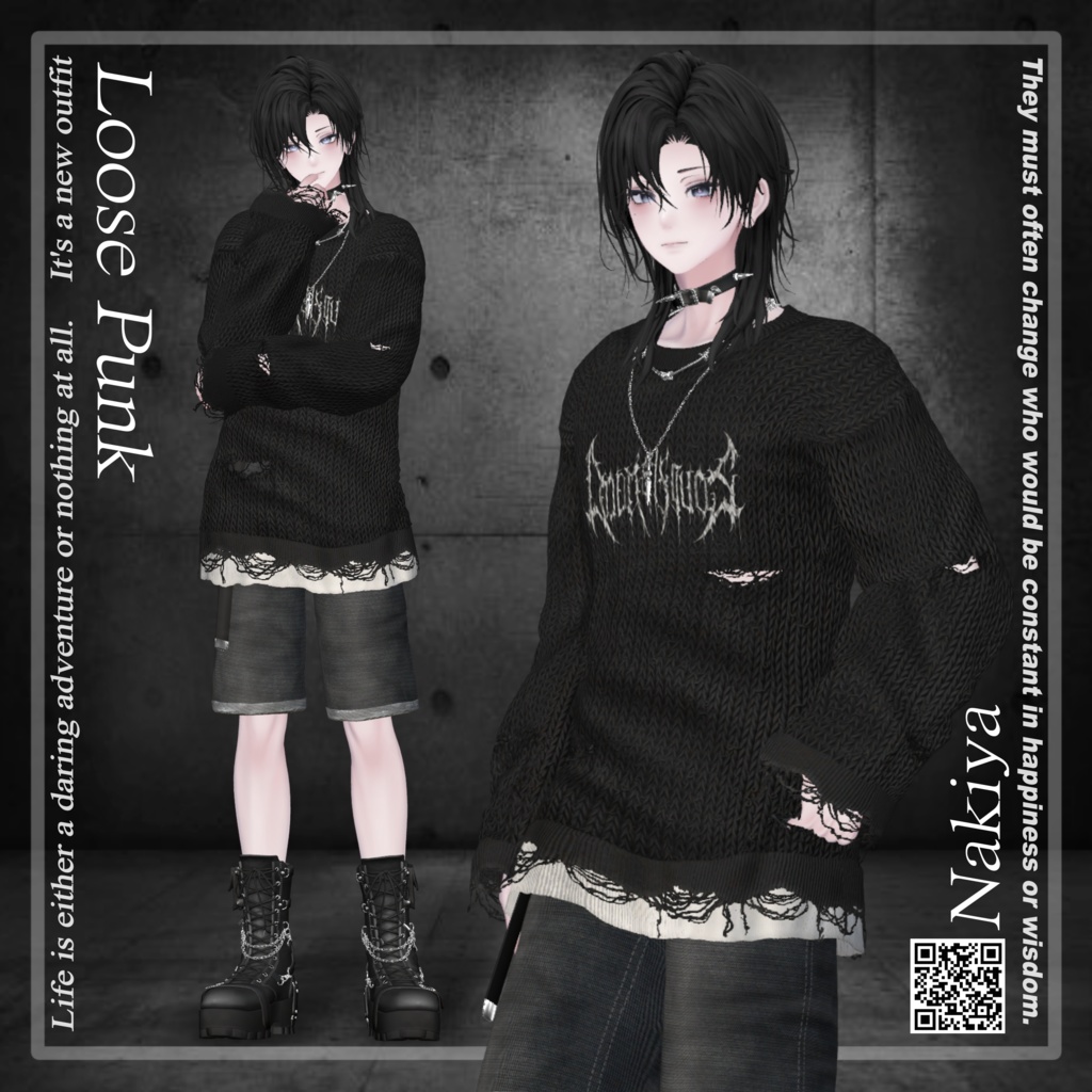 Loose Punk (for Men's avatars) #3BON