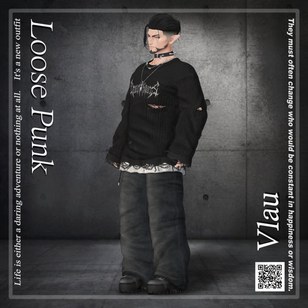 Loose Punk (for Men's avatars) #3BON
