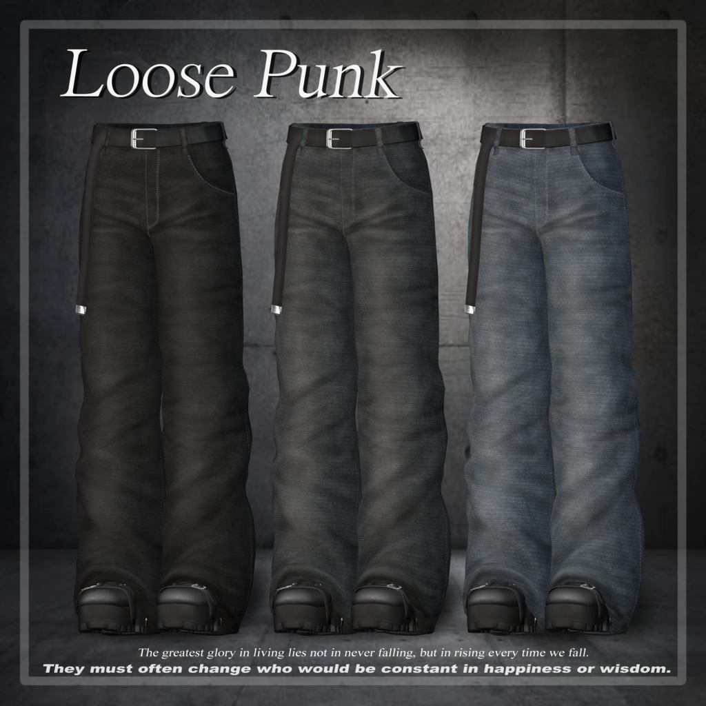 Loose Punk (for Men's avatars) #3BON