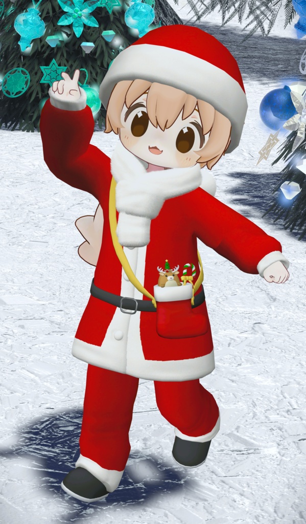 Mame Christmas (Santa Clothes, Rudolf Pajamas) #3BON