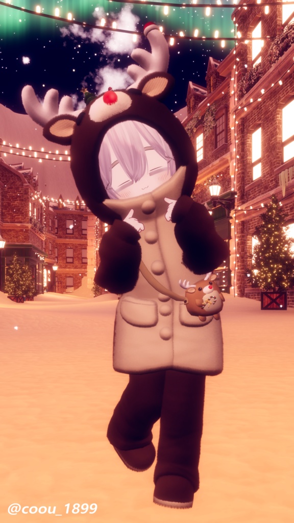 Mame Christmas (Santa Clothes, Rudolf Pajamas) #3BON