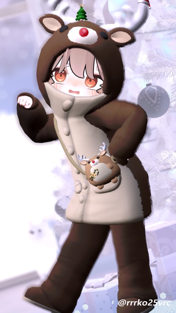 Mame Christmas (Santa Clothes, Rudolf Pajamas) #3BON