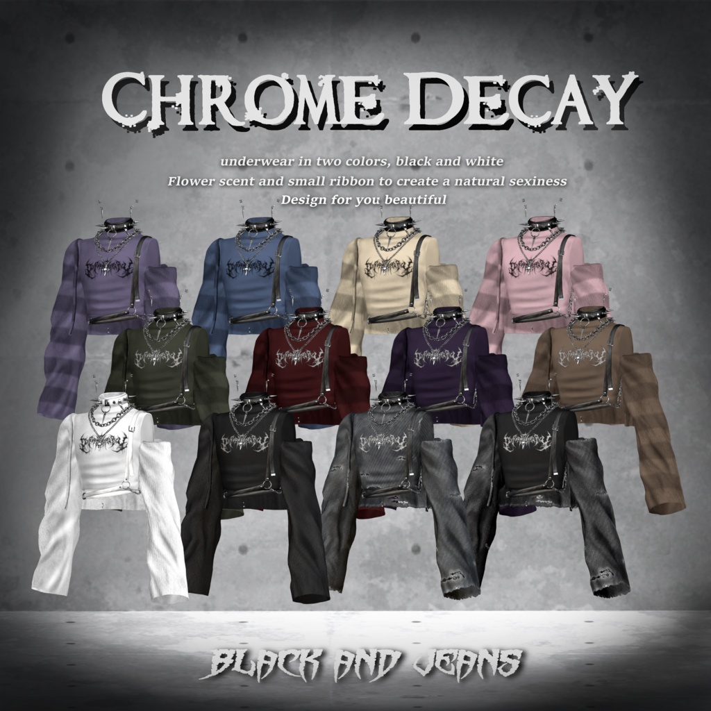 Chrome Decay (for Men's avatars)