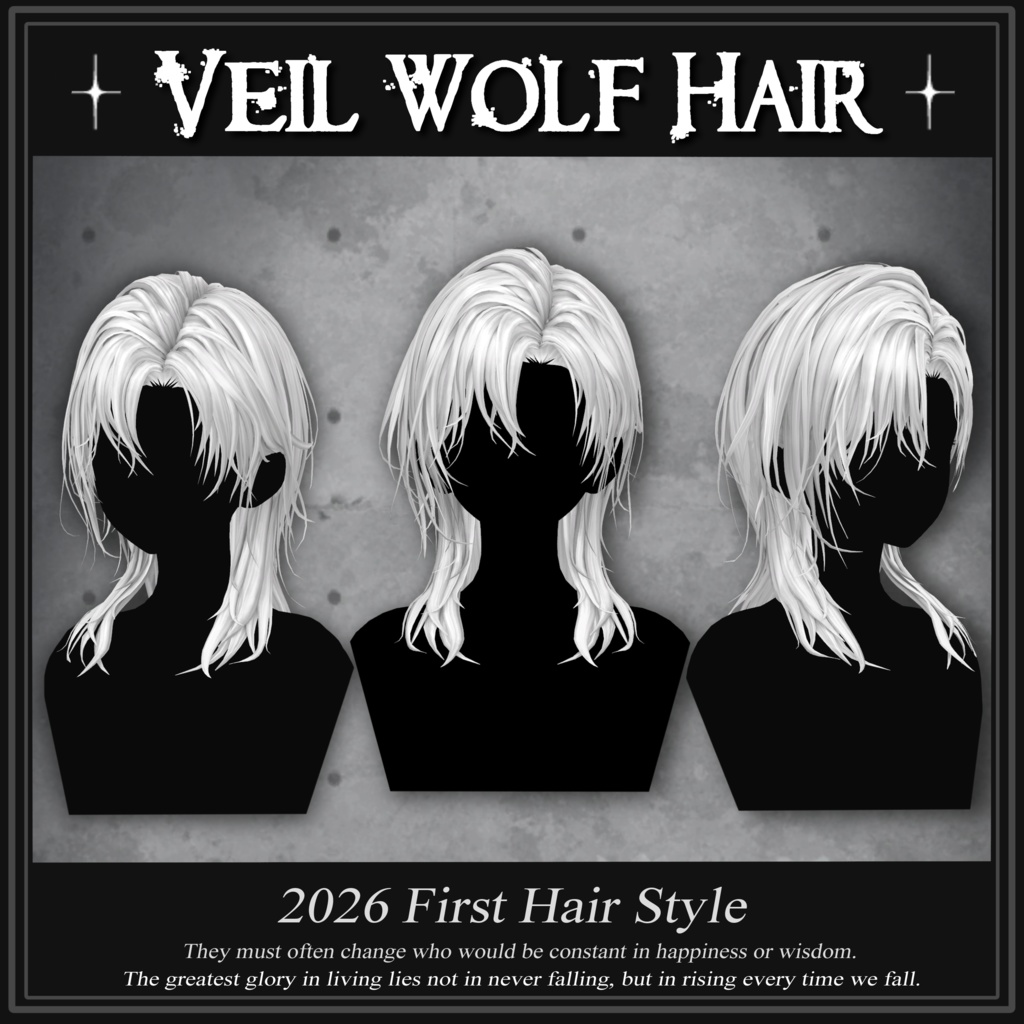 Veil Wolf Hair #3BON