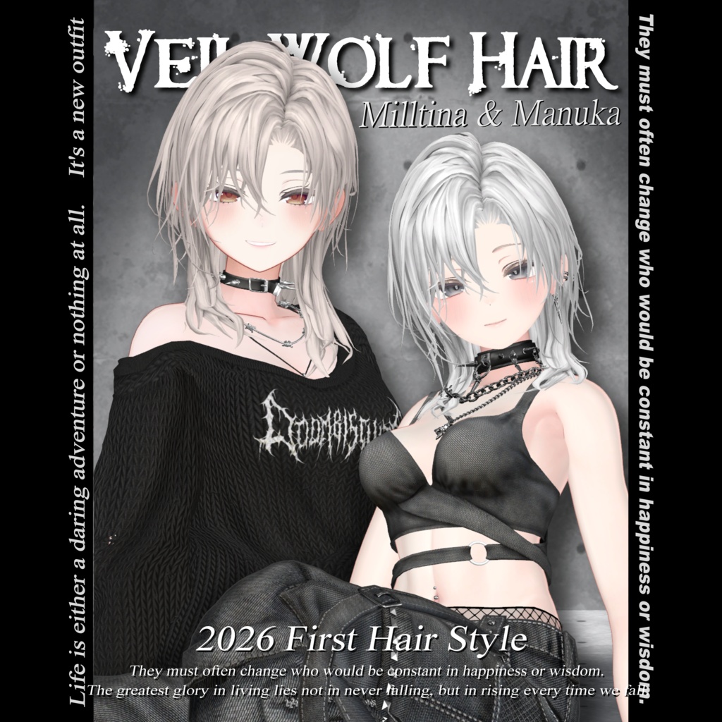 Veil Wolf Hair #3BON