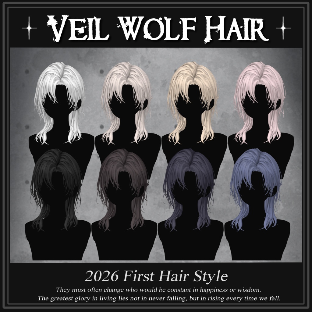 Veil Wolf Hair #3BON