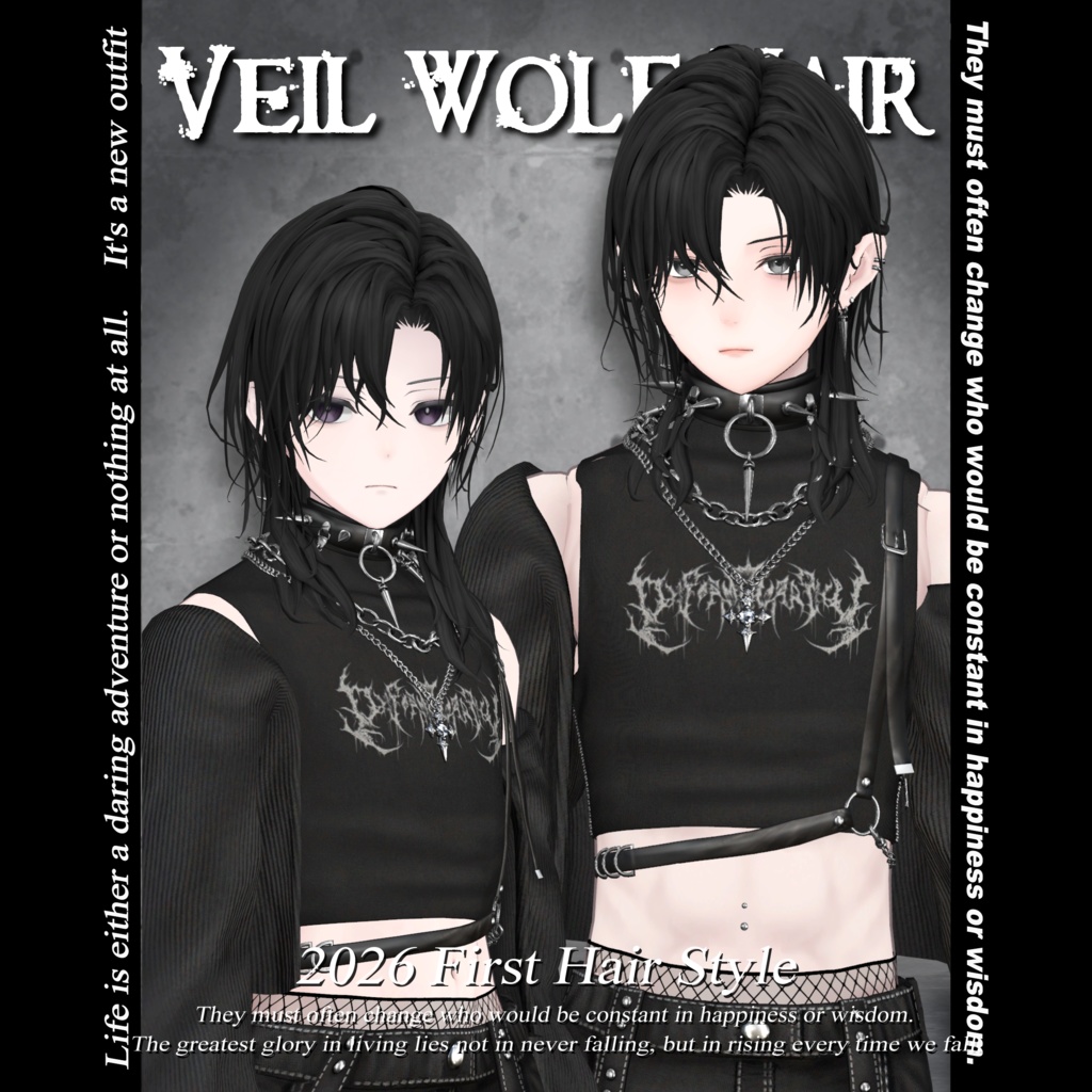 Veil Wolf Hair #3BON
