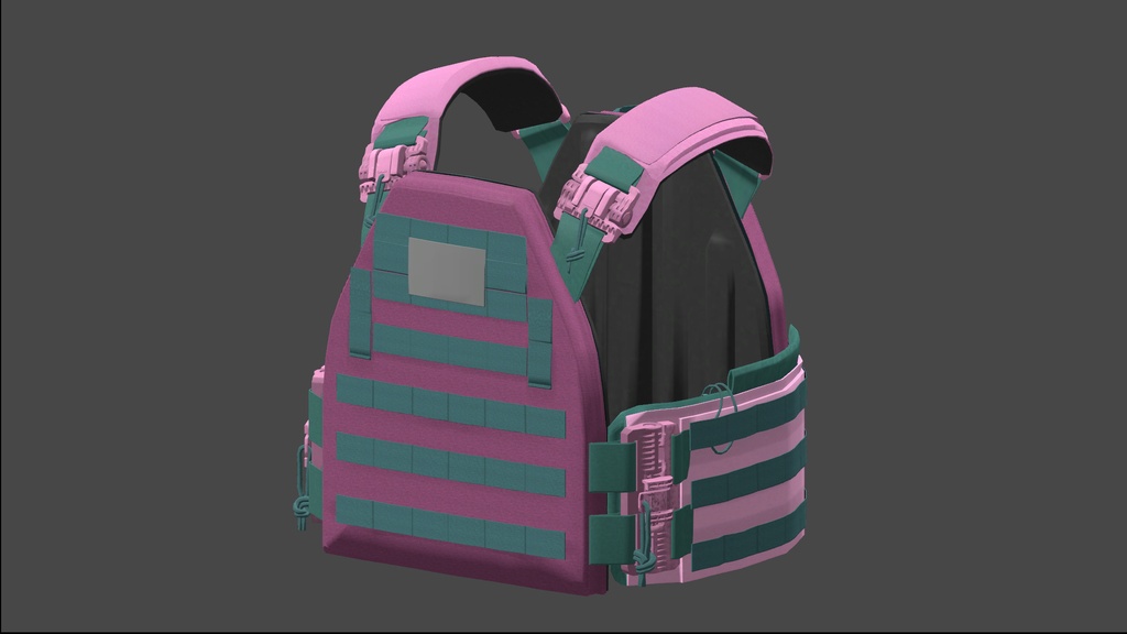 「Grus」用プレートキャリア BA-002 "ZARYA"(3Dモデル)