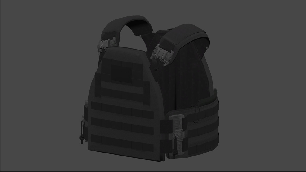 「Grus」用プレートキャリア BA-002 "ZARYA"(3Dモデル)