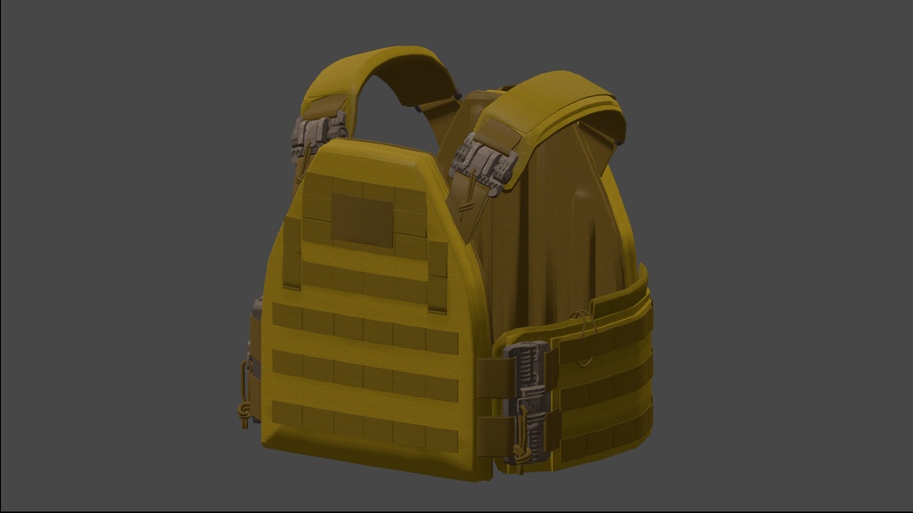 「Grus」用プレートキャリア BA-002 "ZARYA"(3Dモデル)