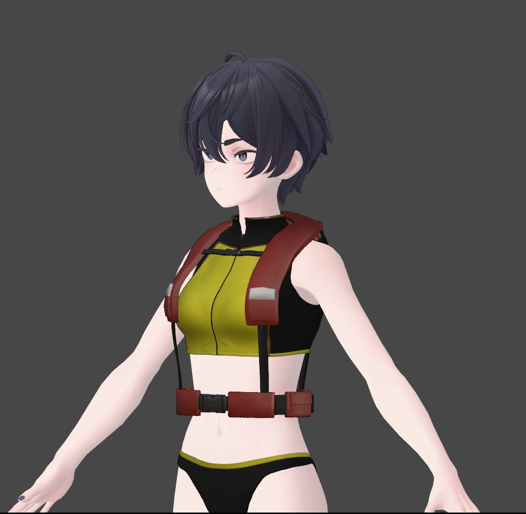 「Grus」用 夏用服FA-006"MORSKAYA"+ライフジャケット