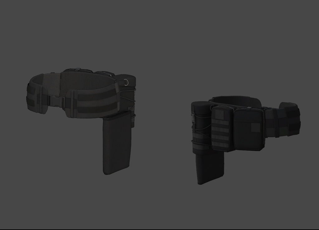 「Grus」用ウォーベルト+ポーチセット BA-004 "MOLNIYA"(3Dモデル)