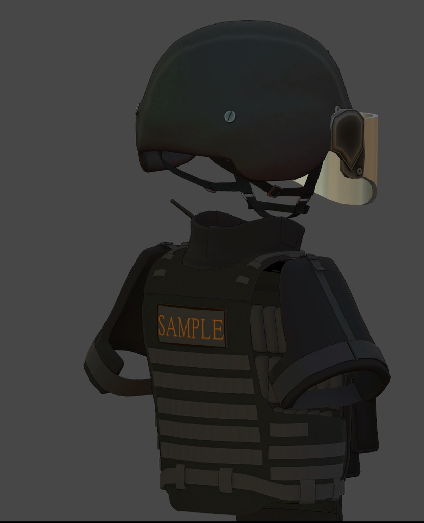 ボディアーマーセット BA-006 "OREL"(3Dモデル)