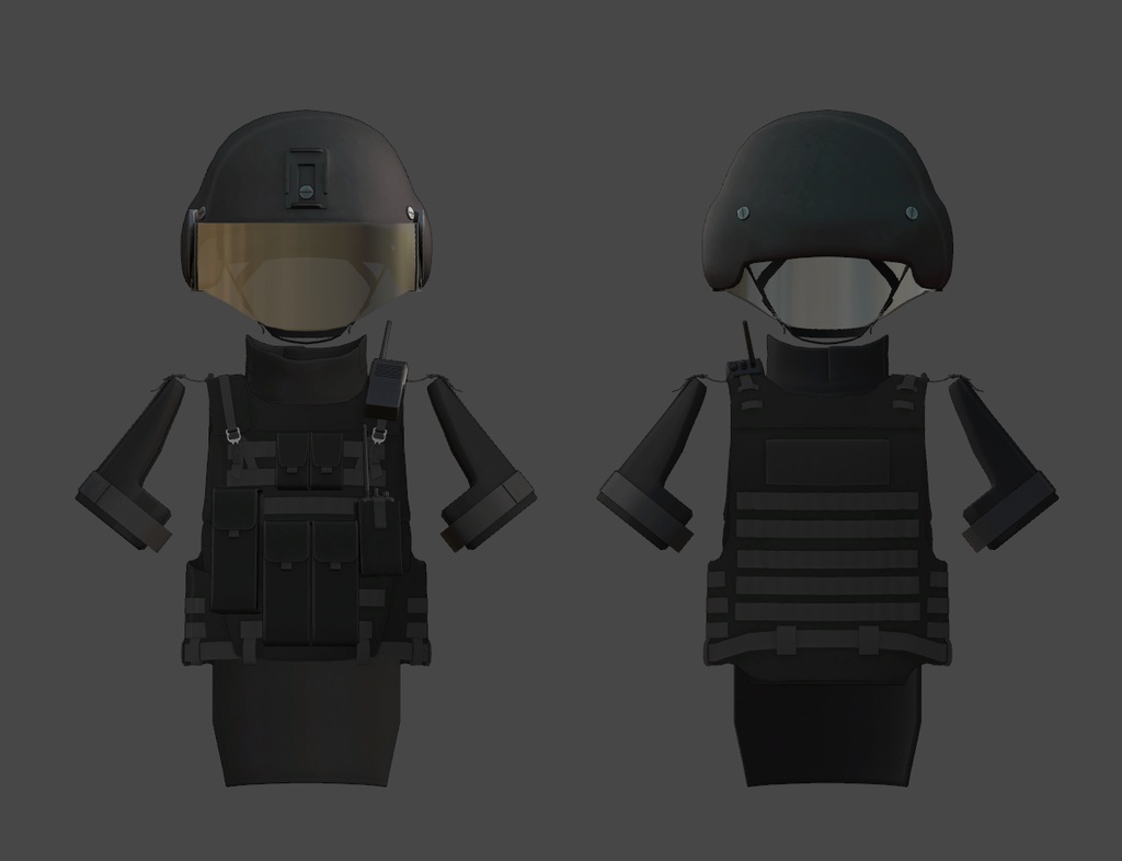 ボディアーマーセット BA-006 "OREL"(3Dモデル)