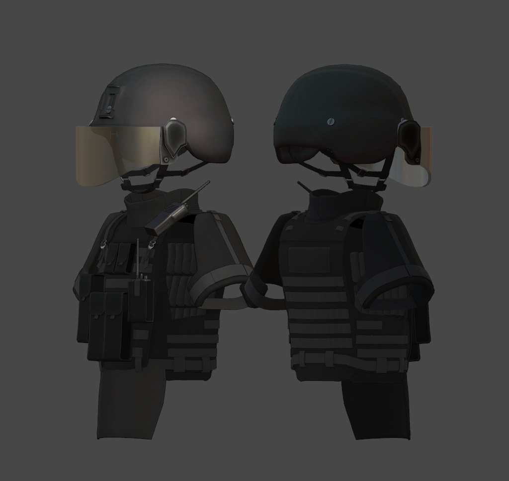 ボディアーマーセット BA-006 "OREL"(3Dモデル)