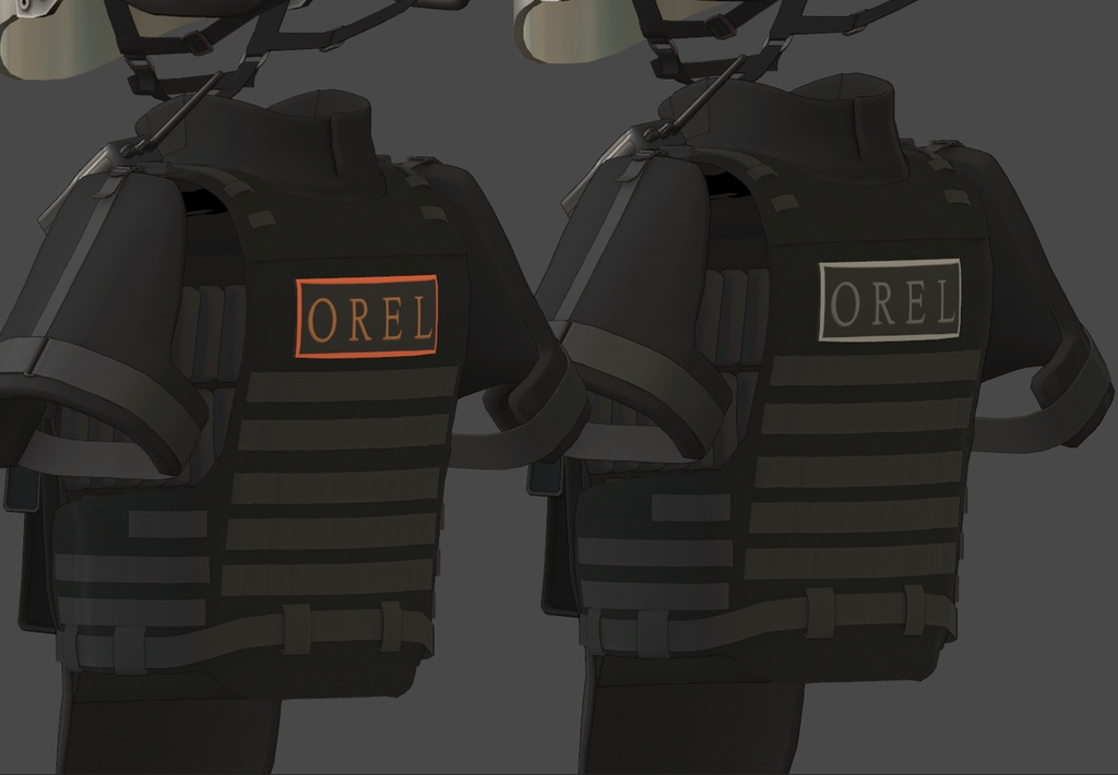 ボディアーマーセット BA-006 "OREL"(3Dモデル)