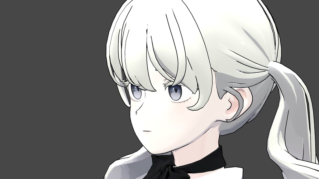 「Grus」用 下まつ毛 FA-009_ser "PODLESOK"(3Dモデル)