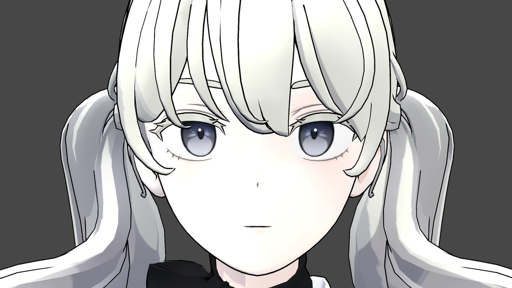 「Grus」用 下まつ毛 FA-009_ser "PODLESOK"(3Dモデル)