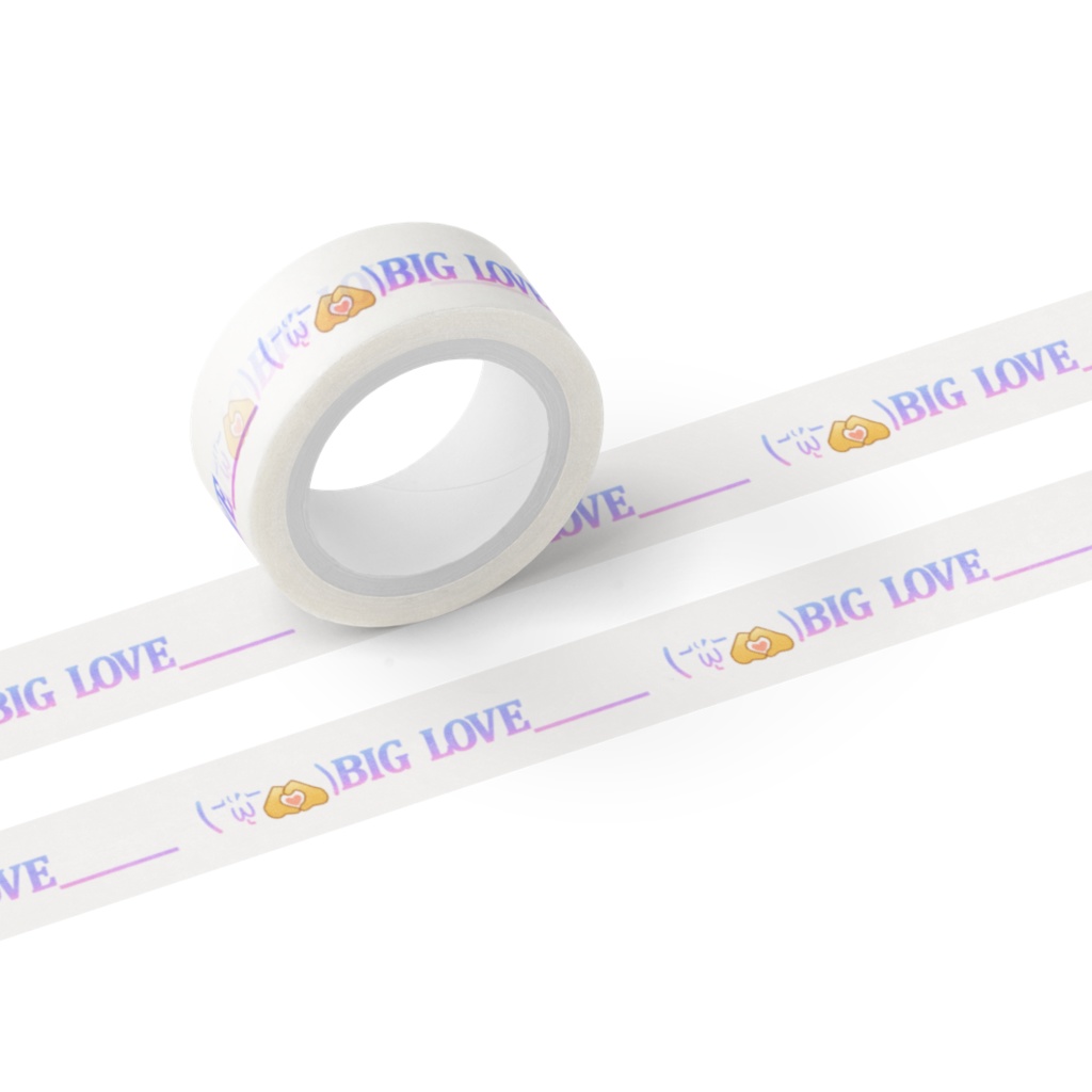 (    ᷄ᾥ ᷅  ︎🫶🏻)𝑩𝑰𝑮 𝑳𝑶𝑽𝑬______マスキングテープ