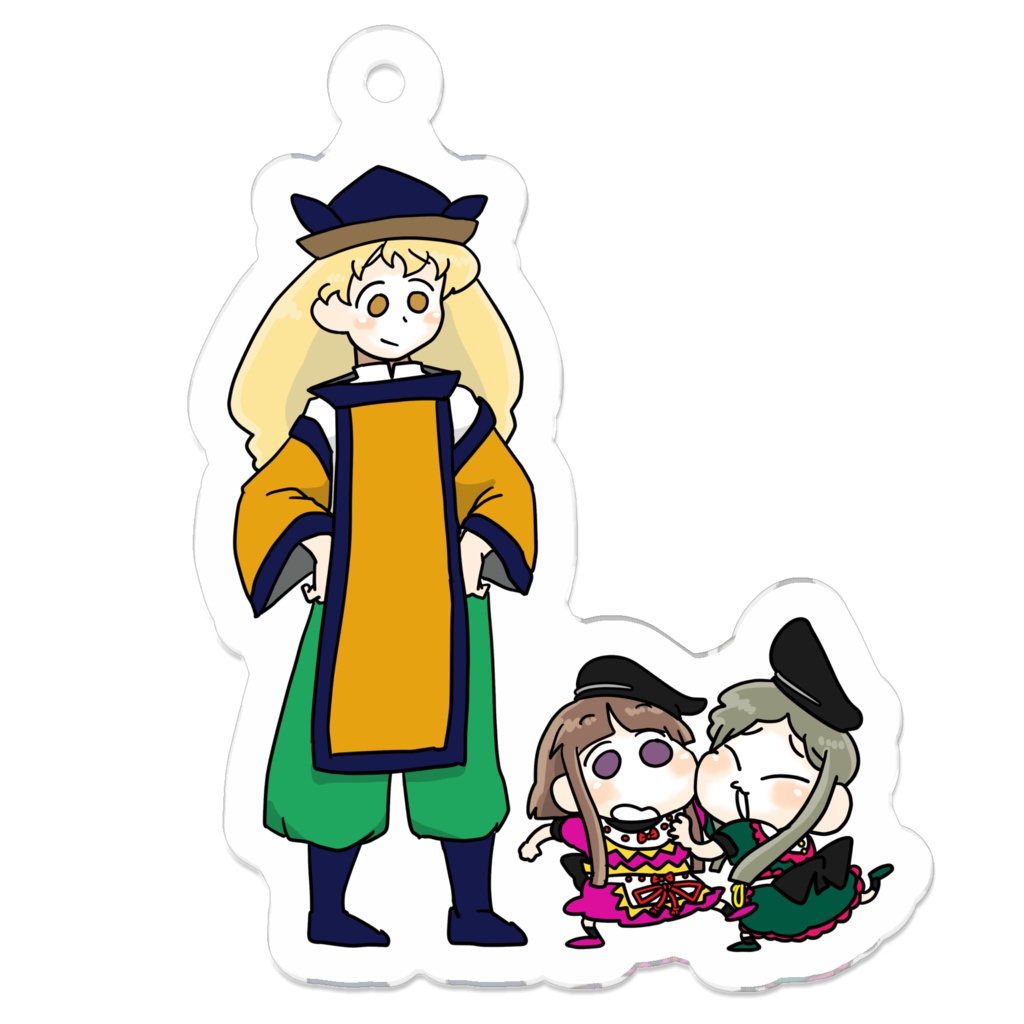 里乃バリかわいいアクリルキーホルダー