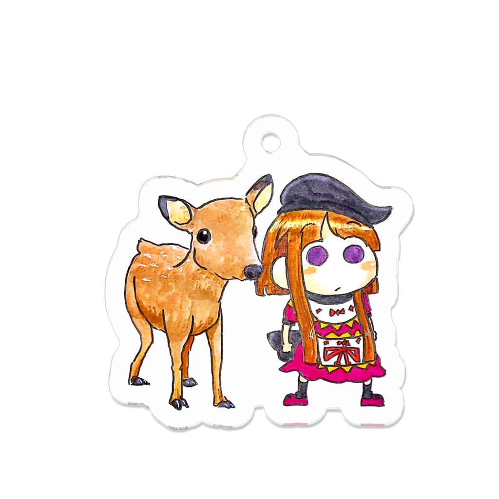 ビハインドバンビアクリルキーホルダー(ミニ)