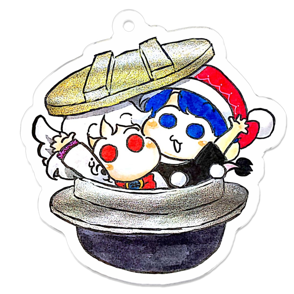 鶏釜飯ドレサグアクリルキーホルダー