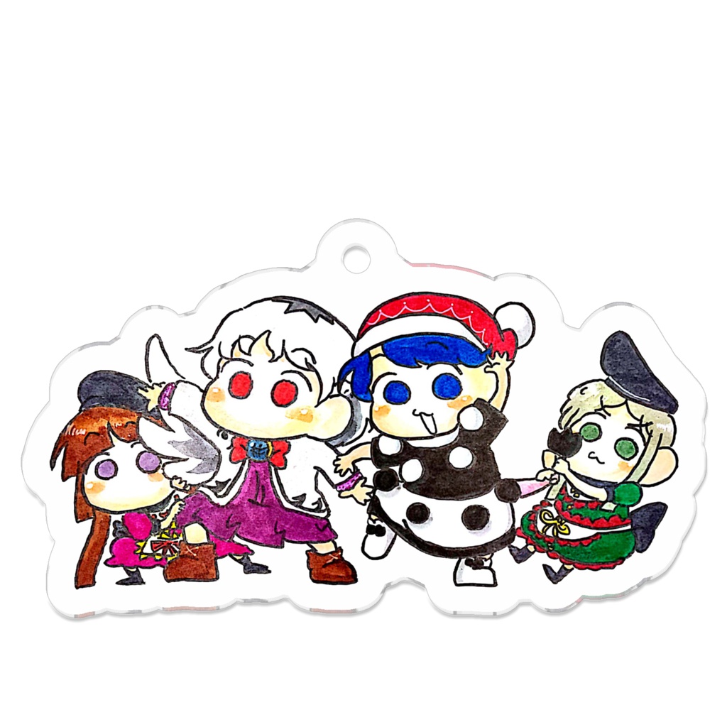 ドレサグとさとまいアクリルキーホルダー