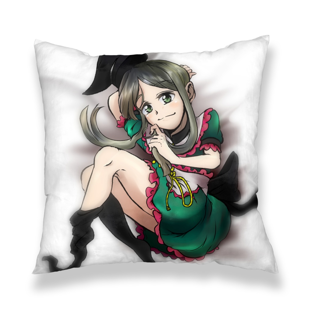 二童子クッションカバー