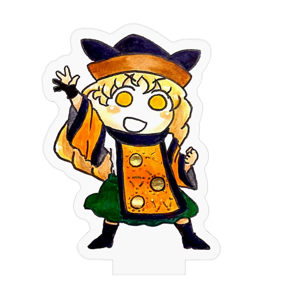 お絵描き手袋隠岐奈アクリルフィギュア