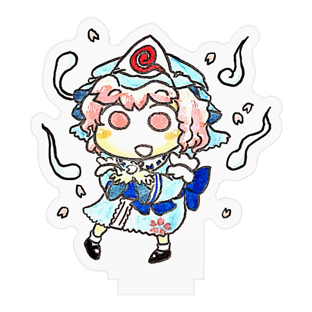 願はくは花の下にて春死なむ🌸アクリルフィギュア