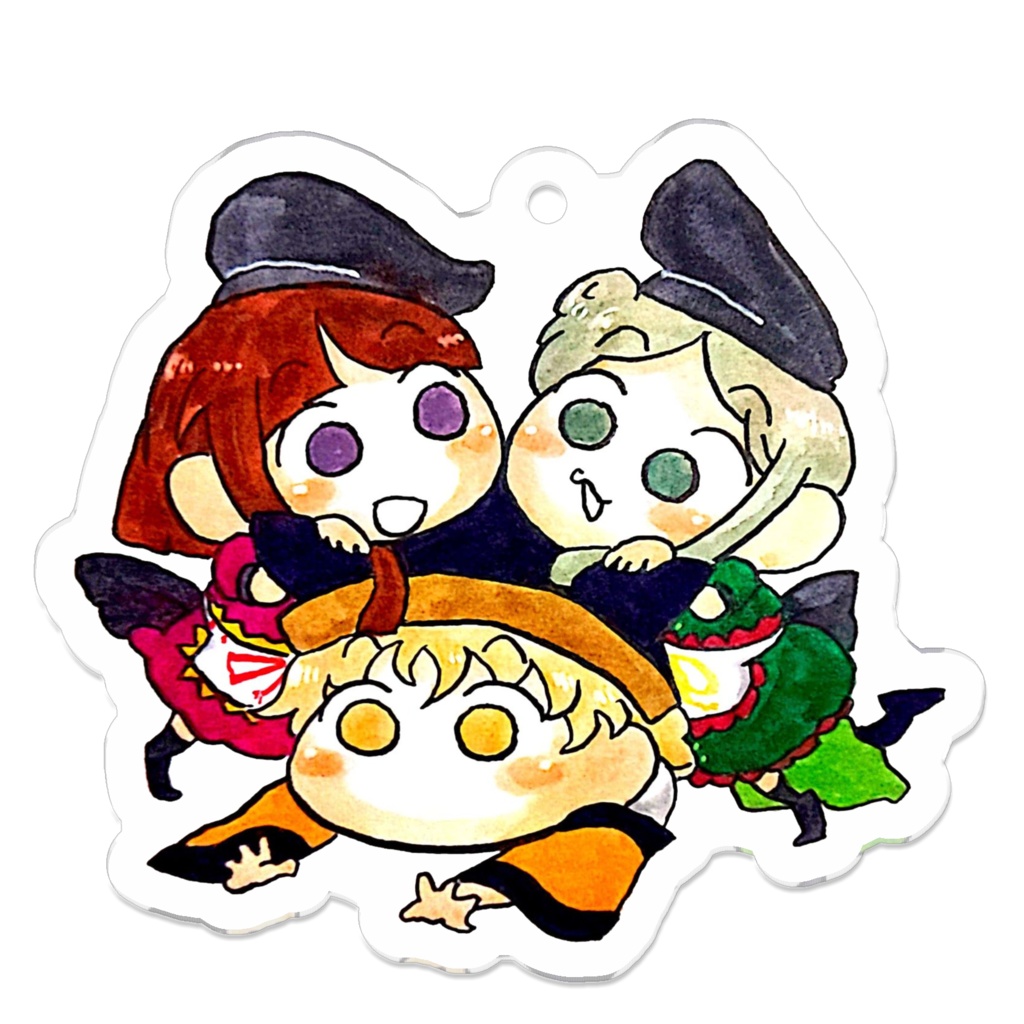 ちび後戸組アクリルキーホルダー