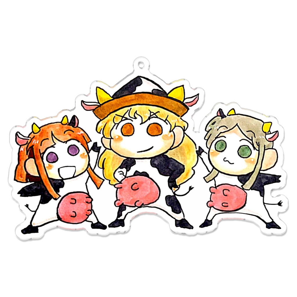 牛ろ戸アクリルキーホルダー