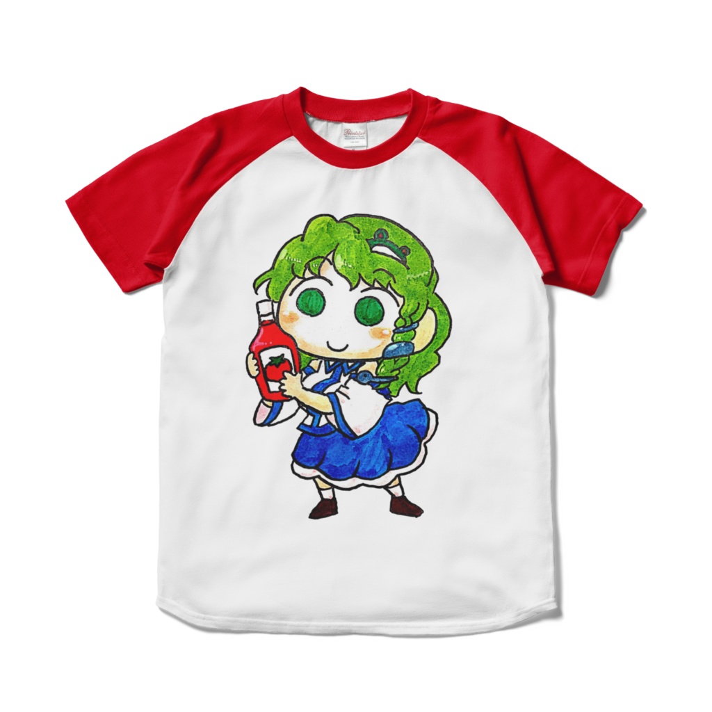 ケチャ早苗ラグランTシャツ