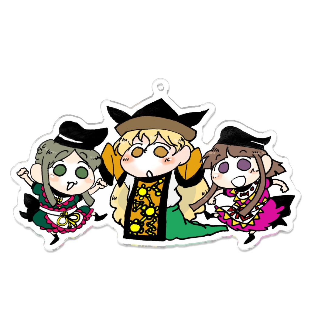 後戸組さんアクリルキーホルダー