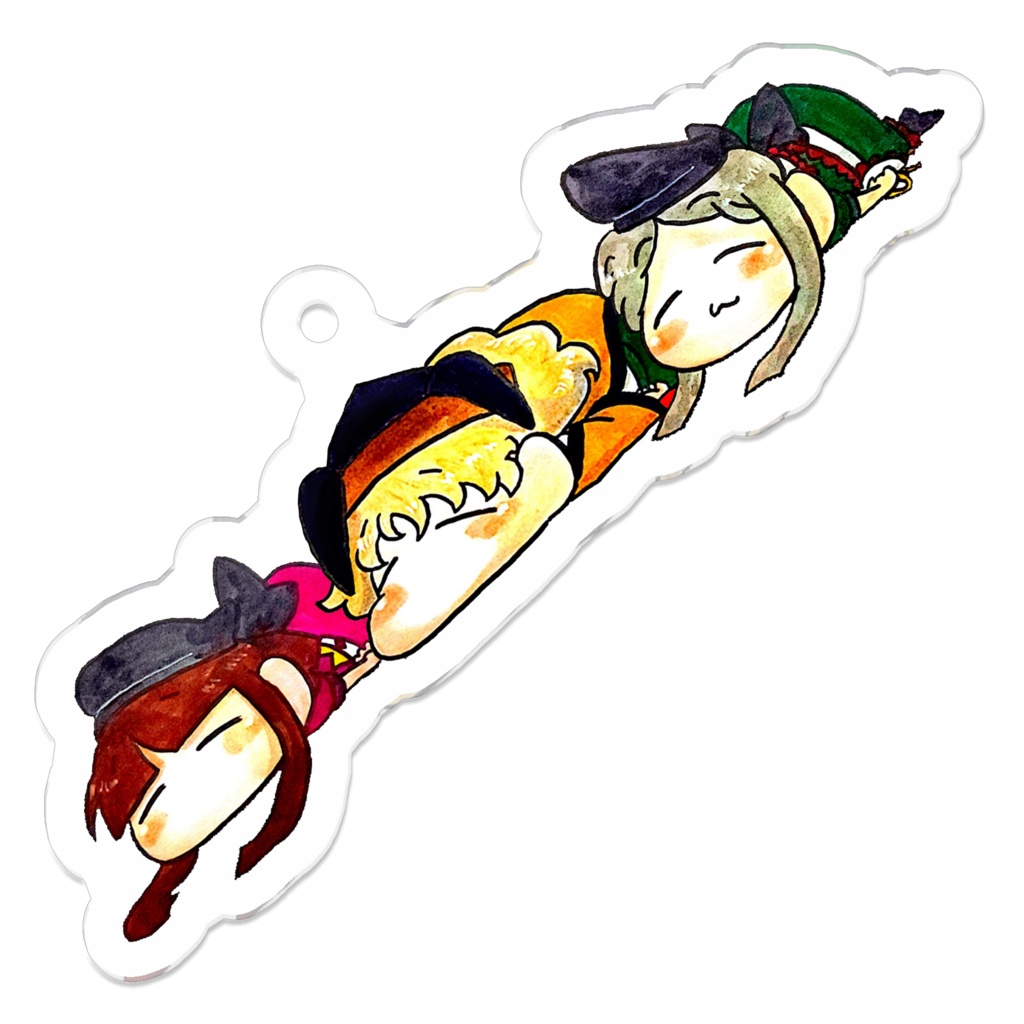 まったり後戸組のアクリルキーホルダー