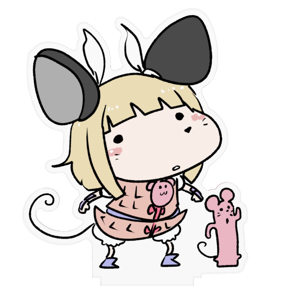 はにねずみアクリルフィギュア