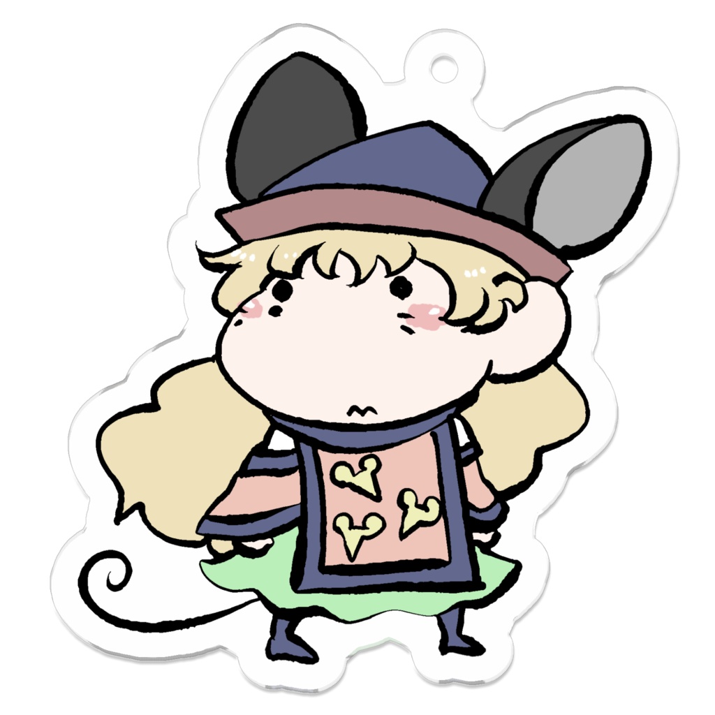 おきな🐭アクリルキーホルダー
