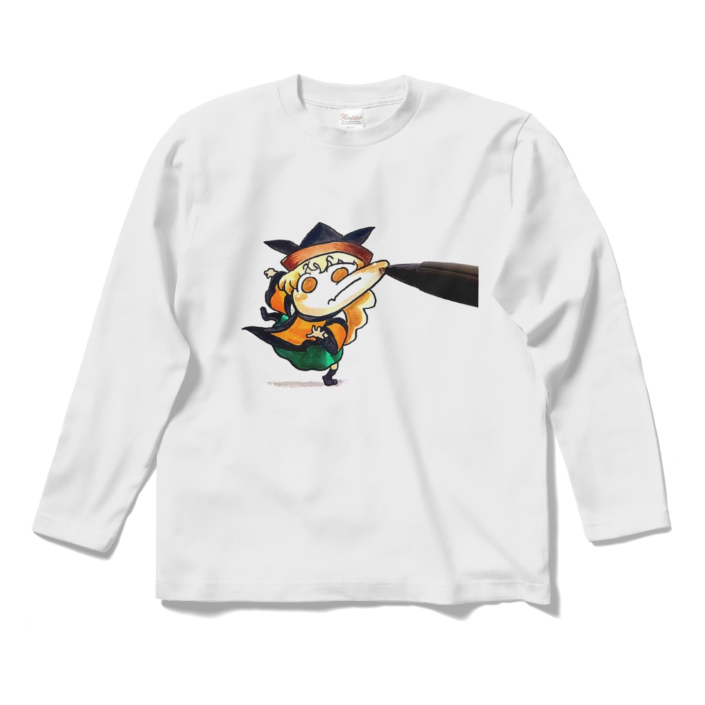 もちほっぺにょーん隠岐奈ロングスリーブTシャツ