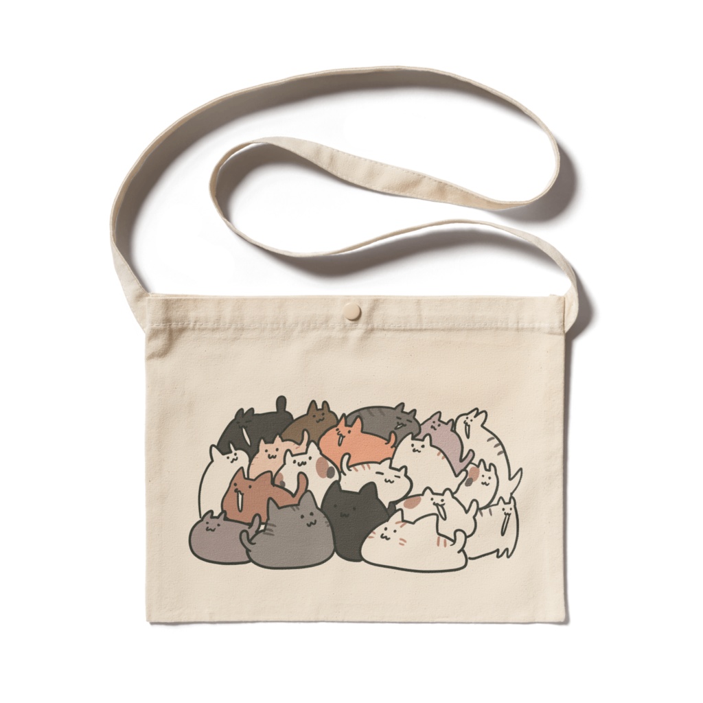 にゃんこ集会サコッシュ