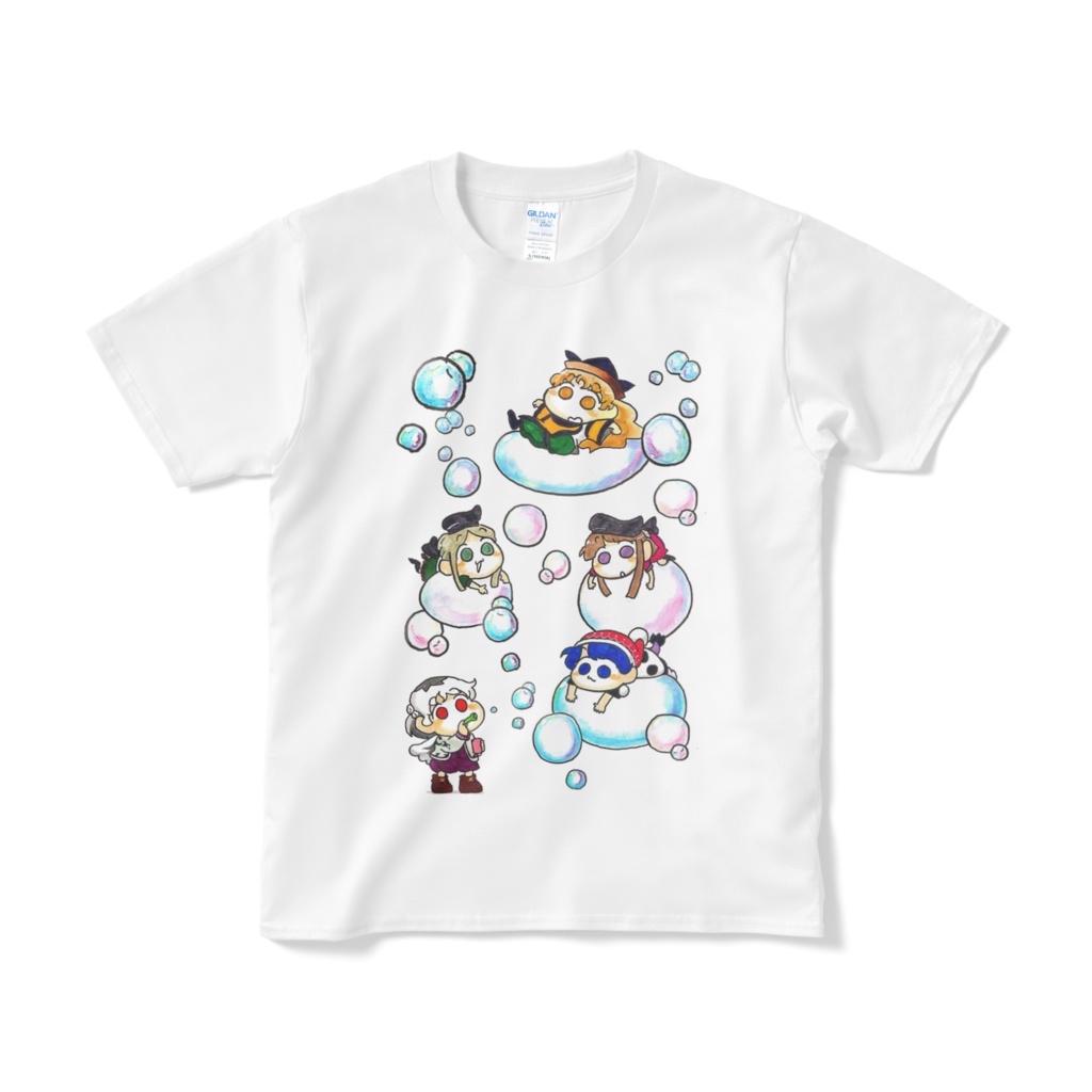 ドレサグと後戸組とシャボン玉Tシャツ（短納期）